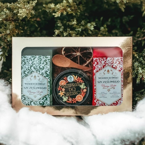 Świąteczny upominek w pudełku: 2 herbatki + grzaniec Zielnik Jagi.jpg