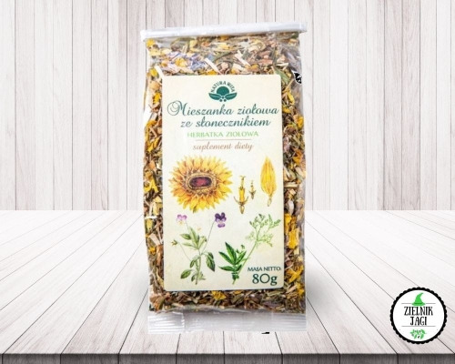 Mieszanka ziołowa ze słonecznikiem - suplement diety 80g Natura Wita.jpg