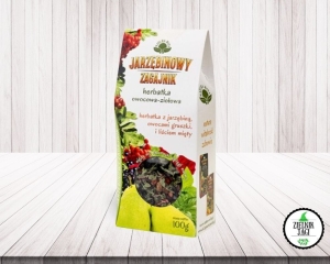 Jarzębinowy Zagajnik: Herbatka z jarzębiną, owocami gruszki i liściem mięty 100g