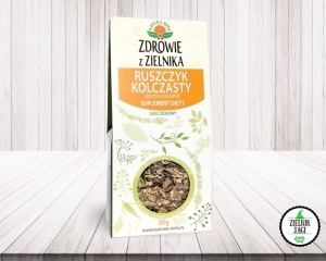 Ruszczyk kolczasty kłącze suplement diety 50g