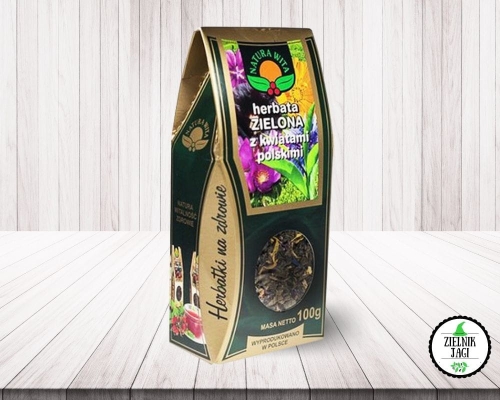 Herbata zielona z kwiatami polskimi 100g Natura Wita.jpg