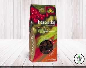 Herbatka z owocami jarzębiny i agrestu Owocowy Raj 100g