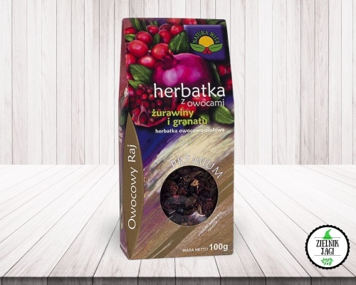 Herbatka z owocami żurawiny i granatu Owocowy Raj 100g Natura Wita.jpg