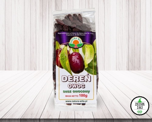 Dereń owoc suszony 100g  Natura Wita.jpg