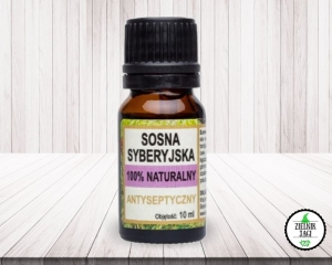 100% Naturalny Eteryczny Olejek Sosna Syberyjska 10ml