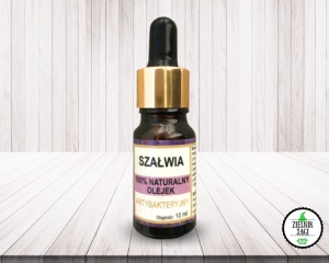 100% Naturalny Eteryczny Olejek Szałwiowy 10ml