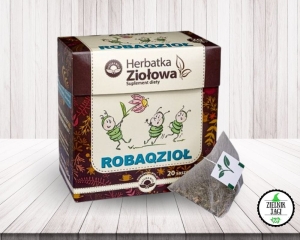Herbatka ekspresowa ROBAQZIOŁ suplement diety 20 saszetek