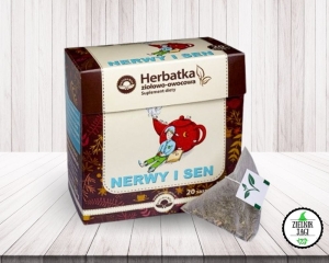 Herbatka ekspresowa NA NERWY I SEN suplement diety 20 saszetek