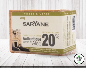 SARYANE Syryjskie mydło Aleppo 20% 200g 