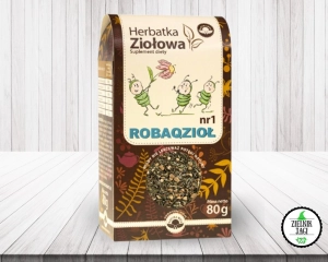 Herbatka ziołowa ROBAQZIOŁ  nr 1 suplement diety 80g 