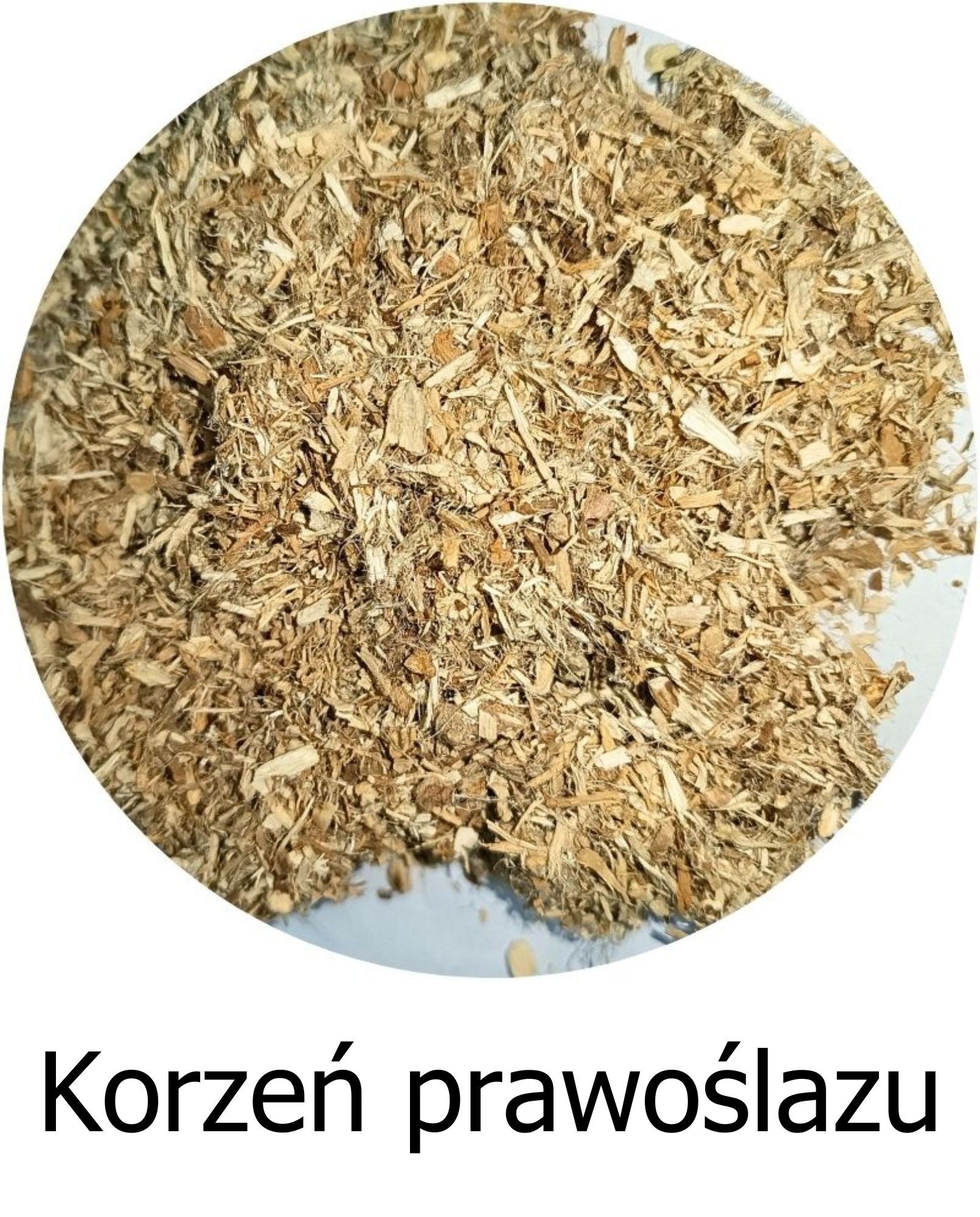 Rozdrobniony, suszony korzeń prawoślazu lekarskiego (Althaea officinalis), bogaty w śluzy roślinne, stosowany jako środek osłaniający i łagodzący podrażnienia błon śluzowych gardła i przewodu pokarmowego.