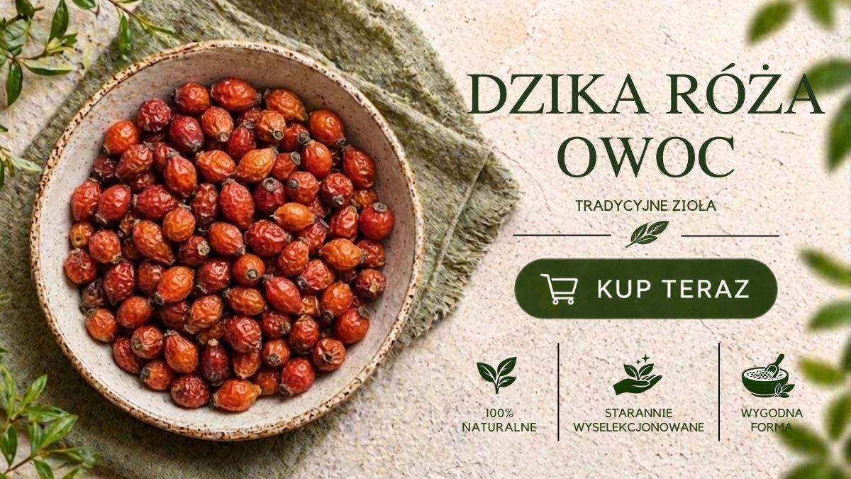 dzika róża owoc
