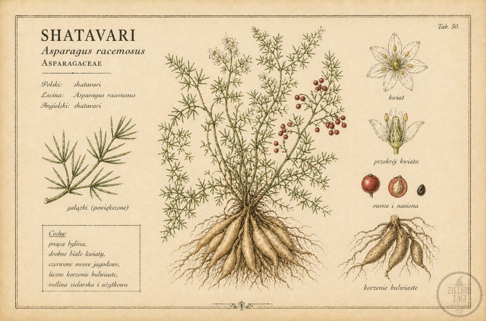 Shatavari – właściwości, działanie i przeciwskazania